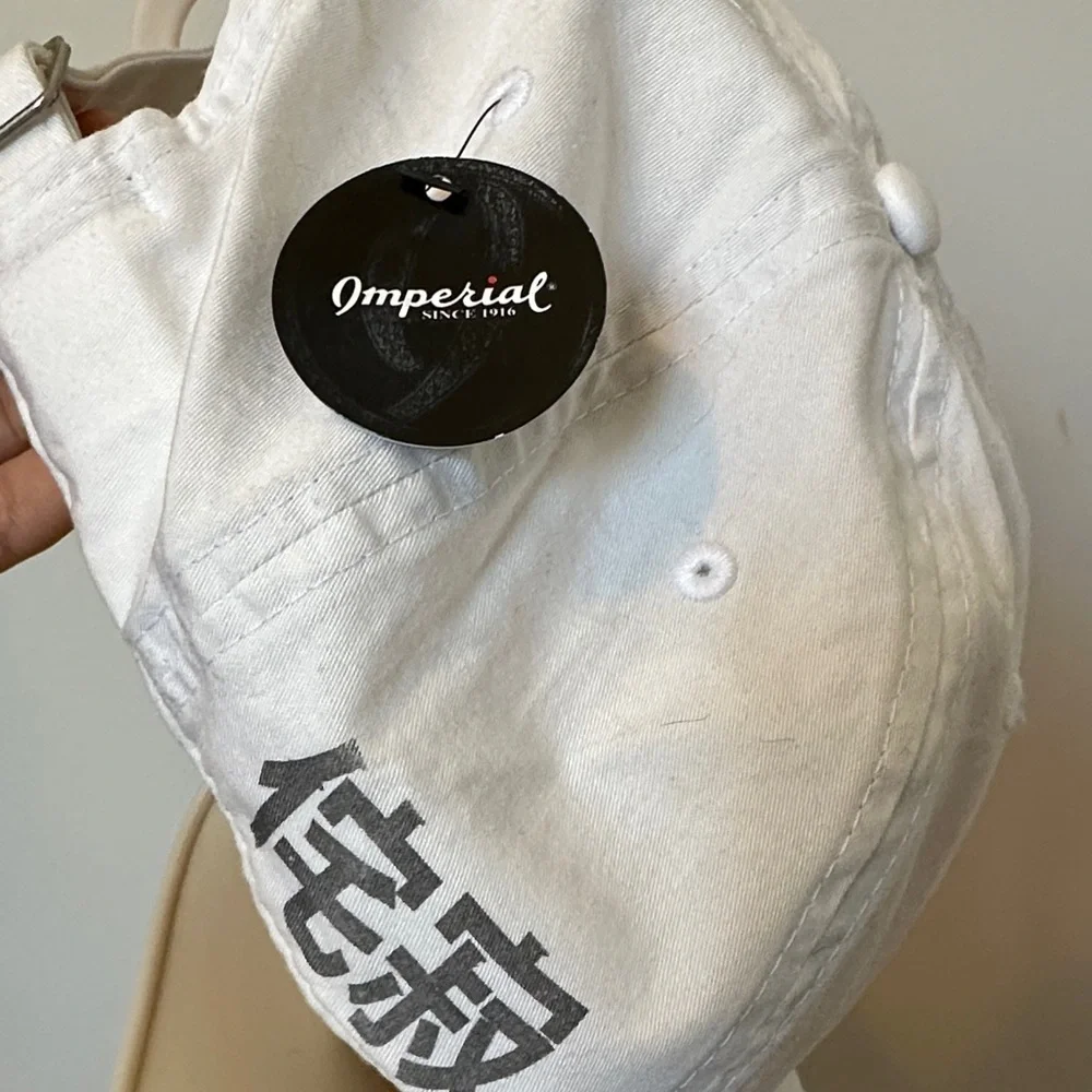 White Wabi Sabi Golf Cap NWT